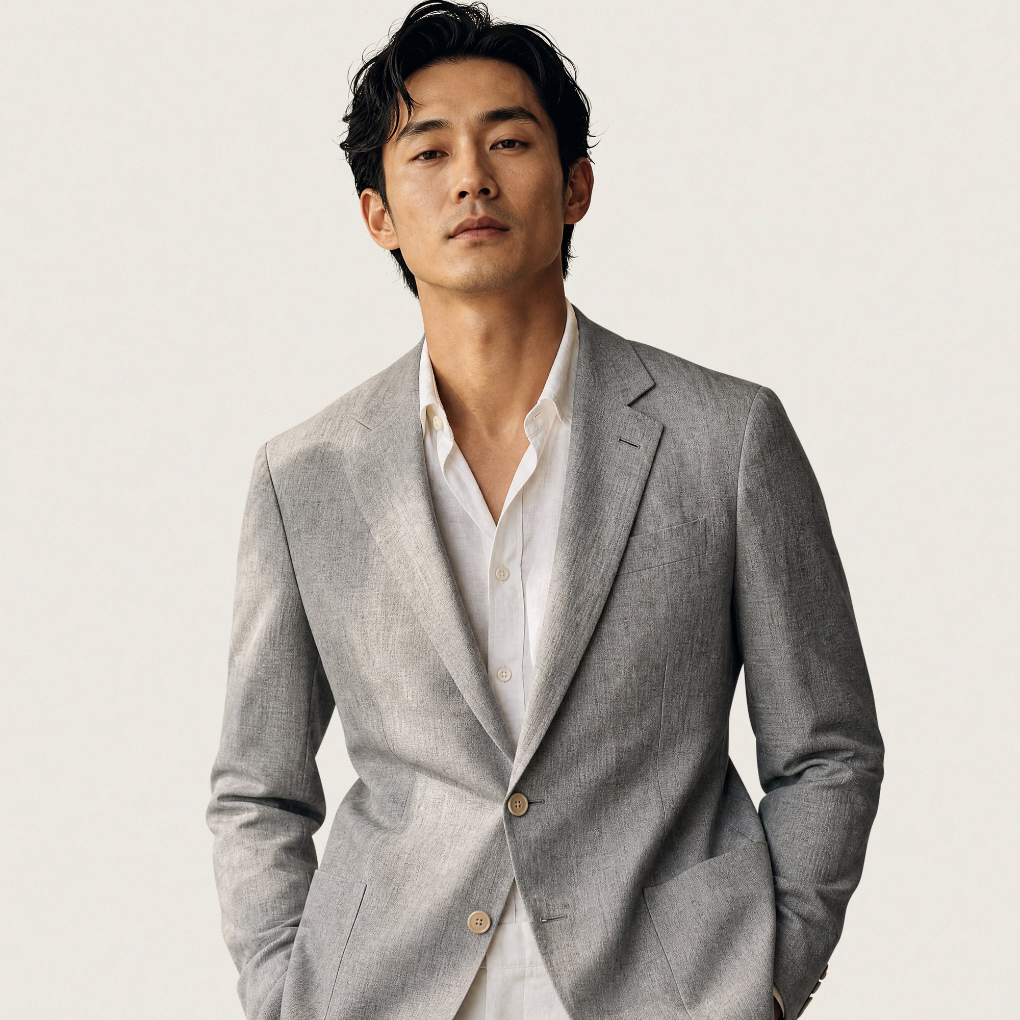 Classic Linen Blazer