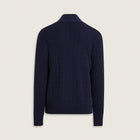 Cable-Knit Merino Wool Cardigan