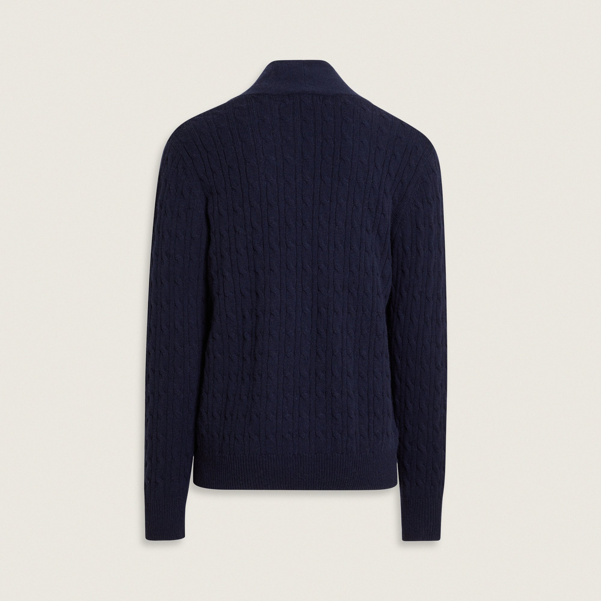 Cable-Knit Merino Wool Cardigan