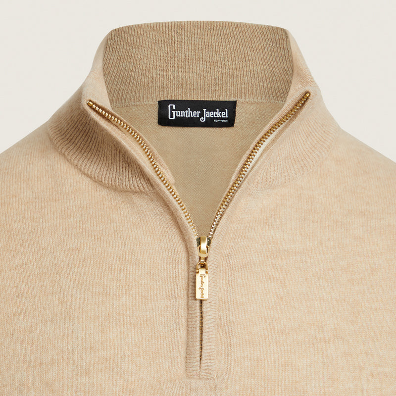 Cashmere Quarter Zip