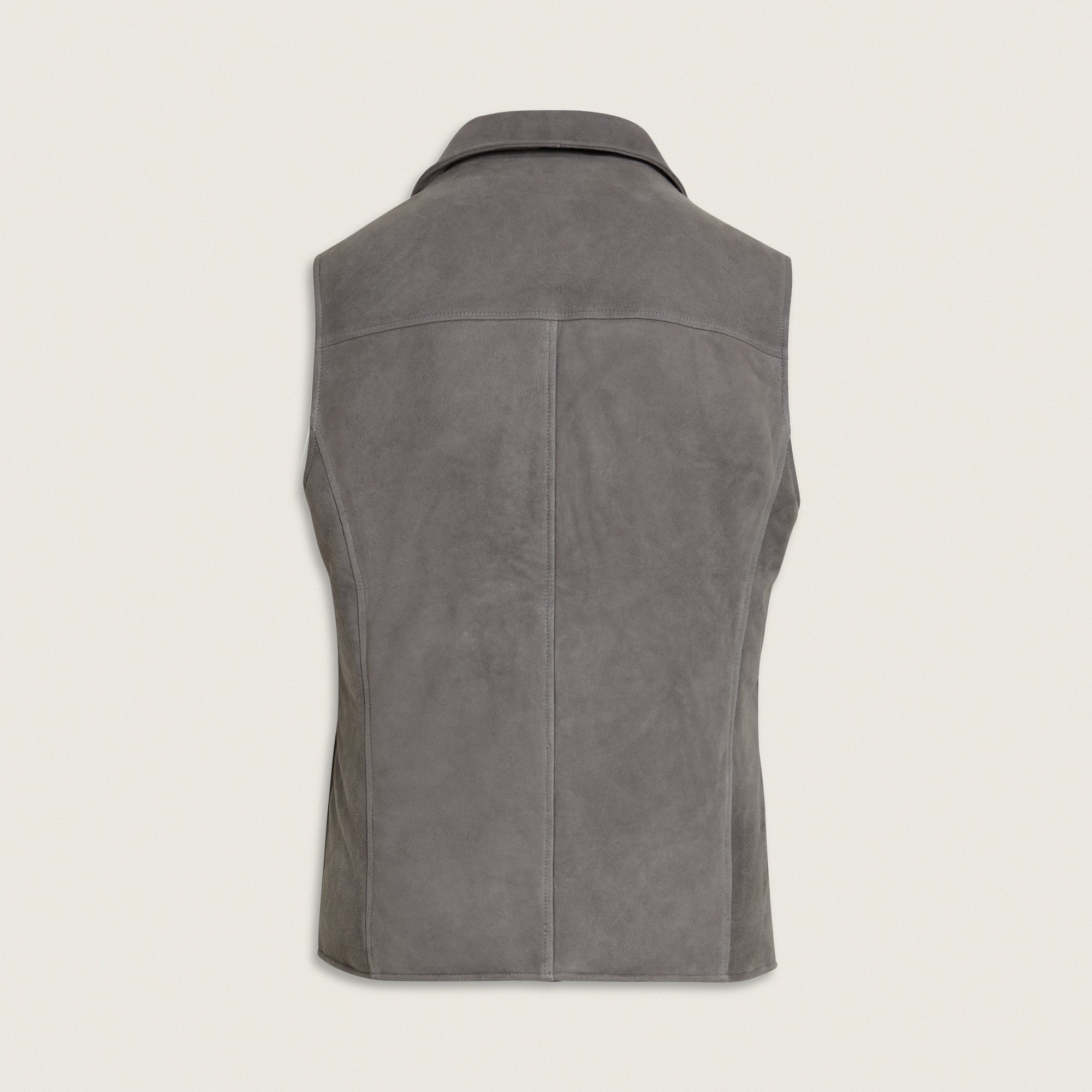Suede Down Gilet