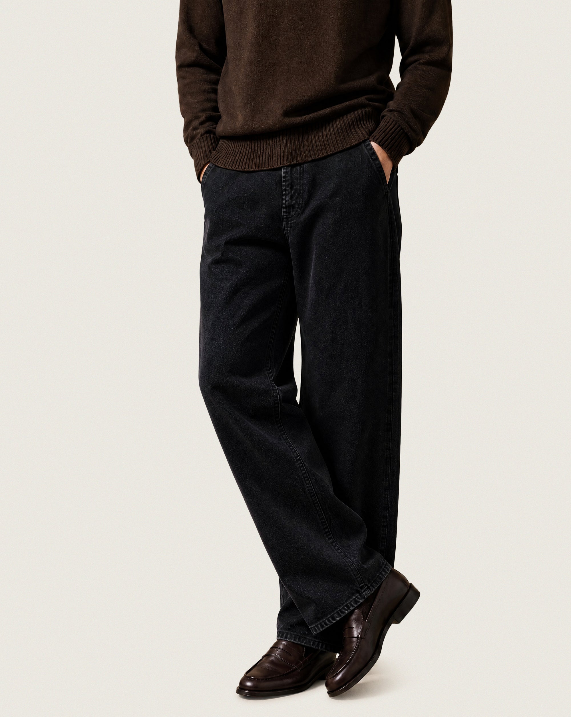 Baggy Denim Trousers