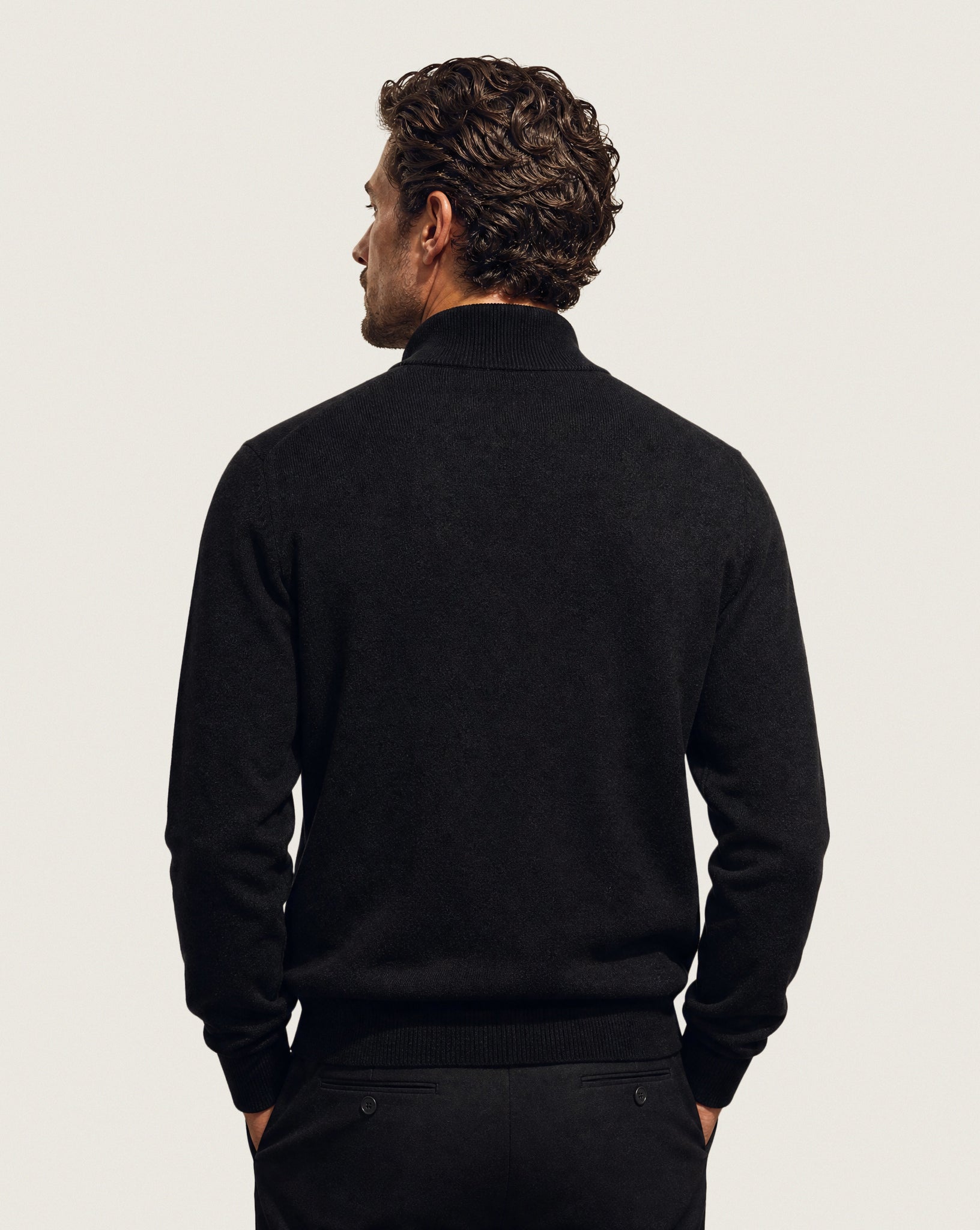 Cashmere Quarter Zip