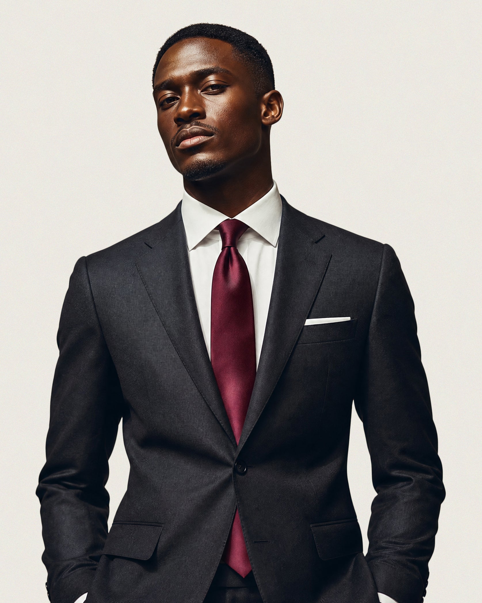 Silk necktie
