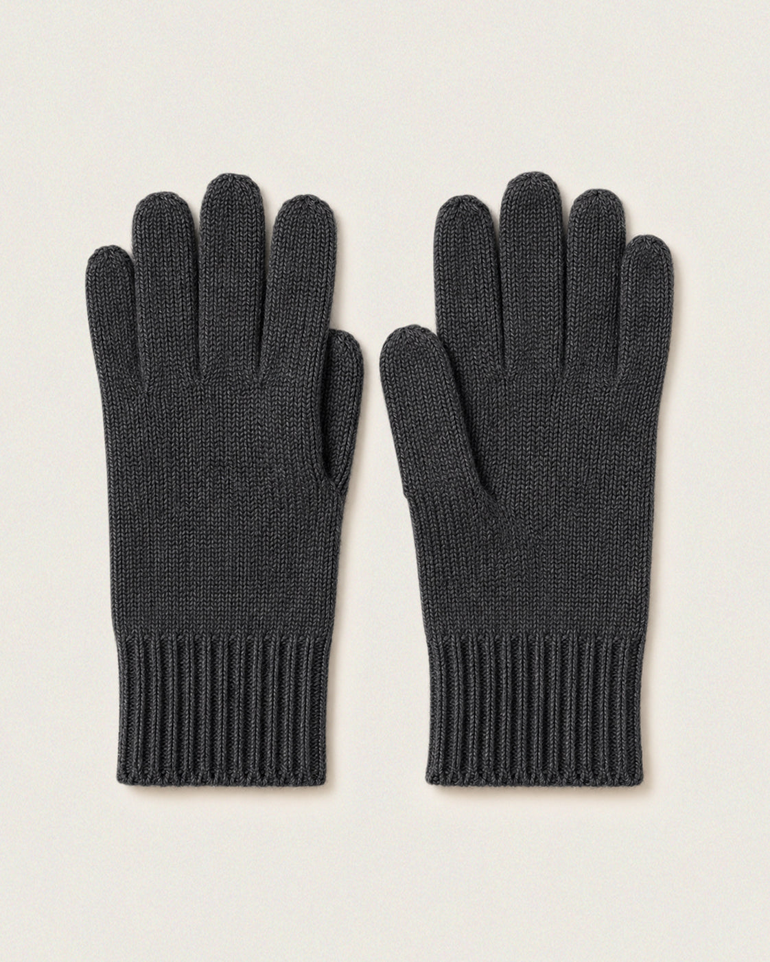 Cashmere knit gloves