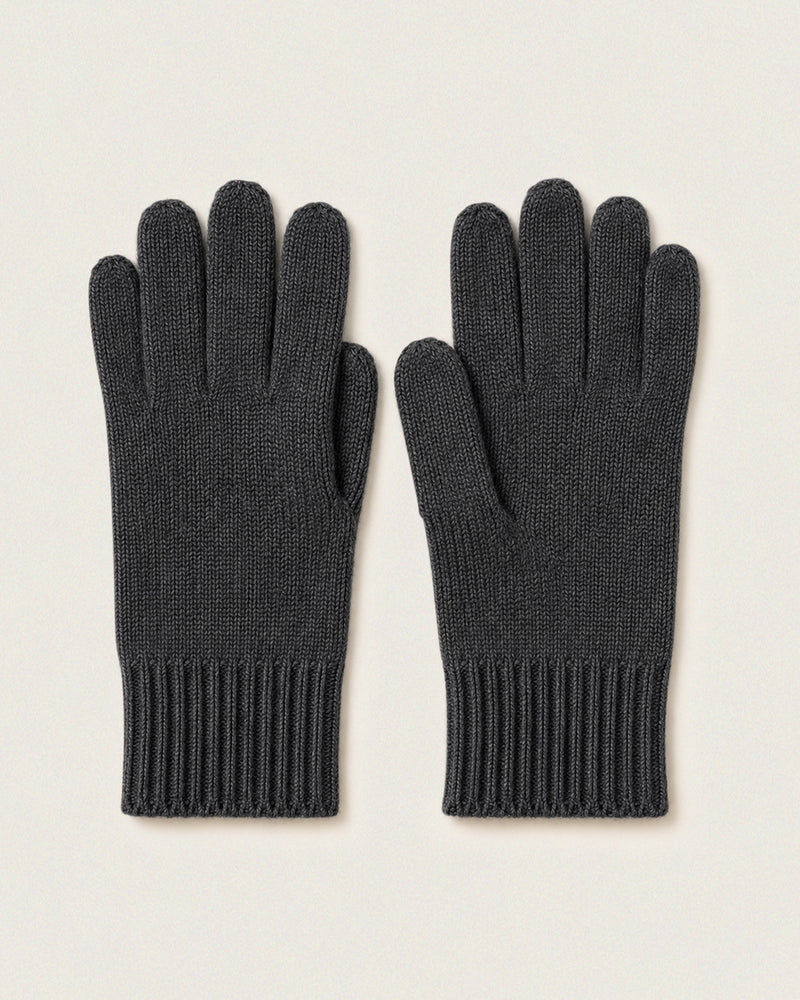 Cashmere knit gloves