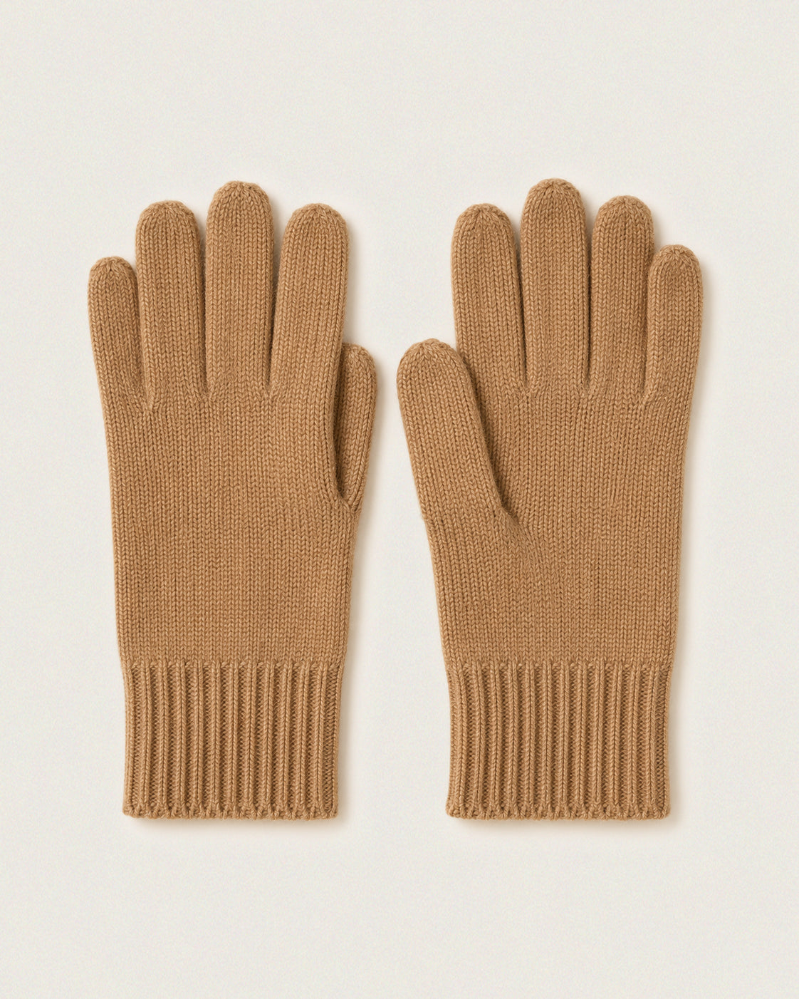 Cashmere knit gloves
