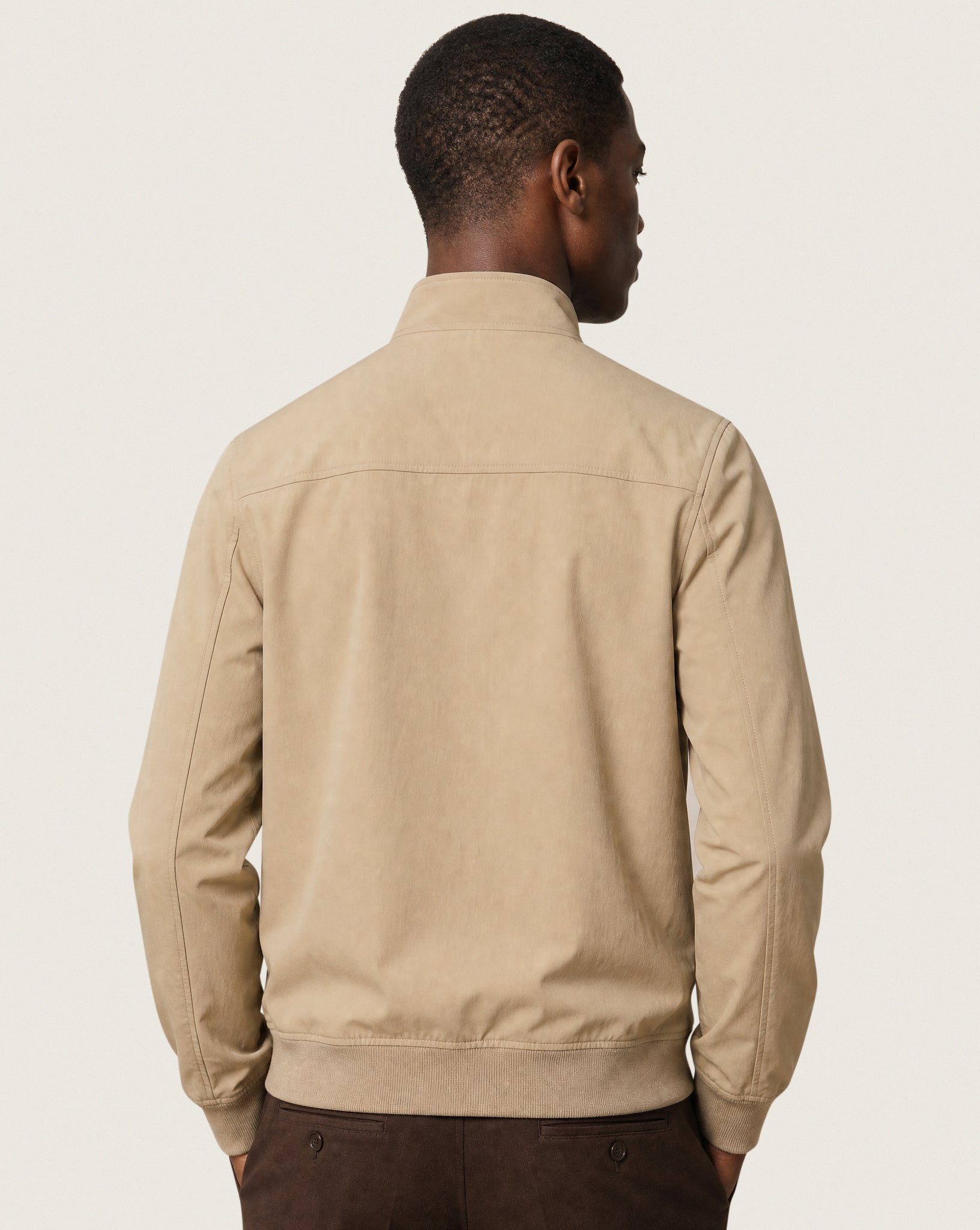 Nylon Bomber Jacket
