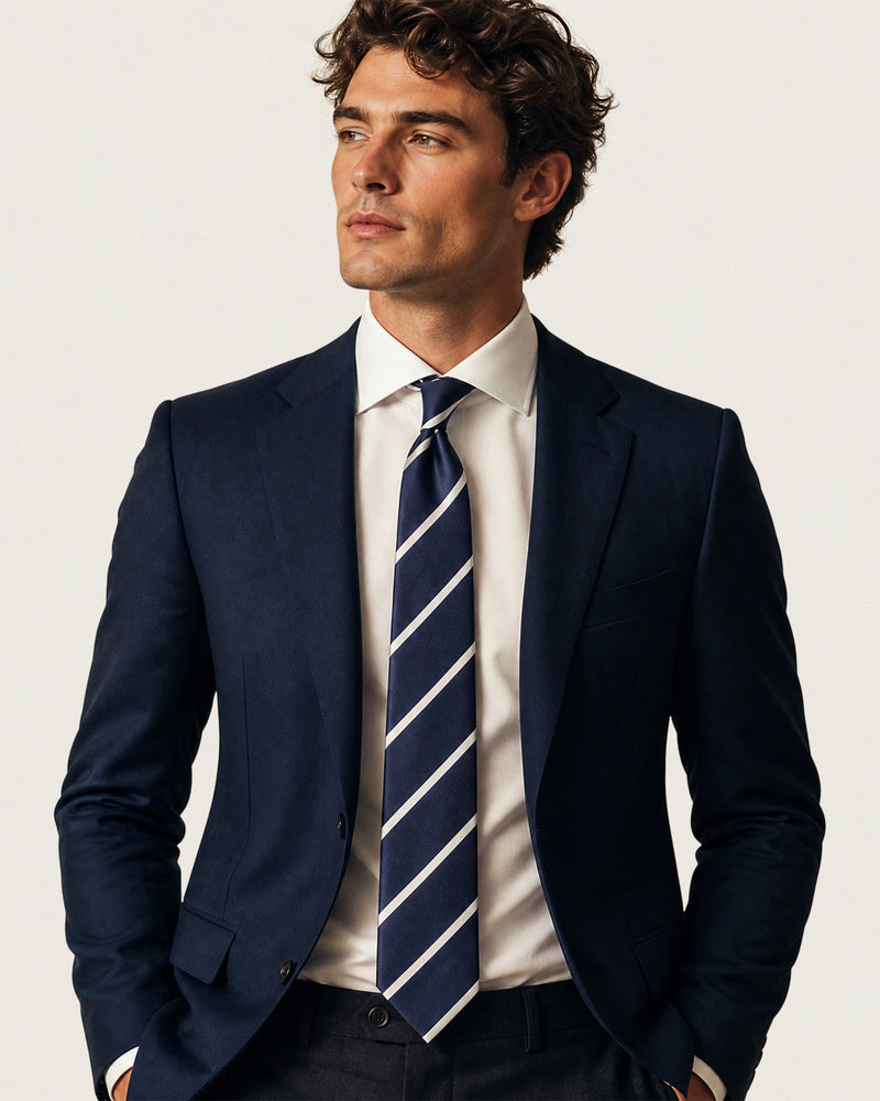 Silk necktie