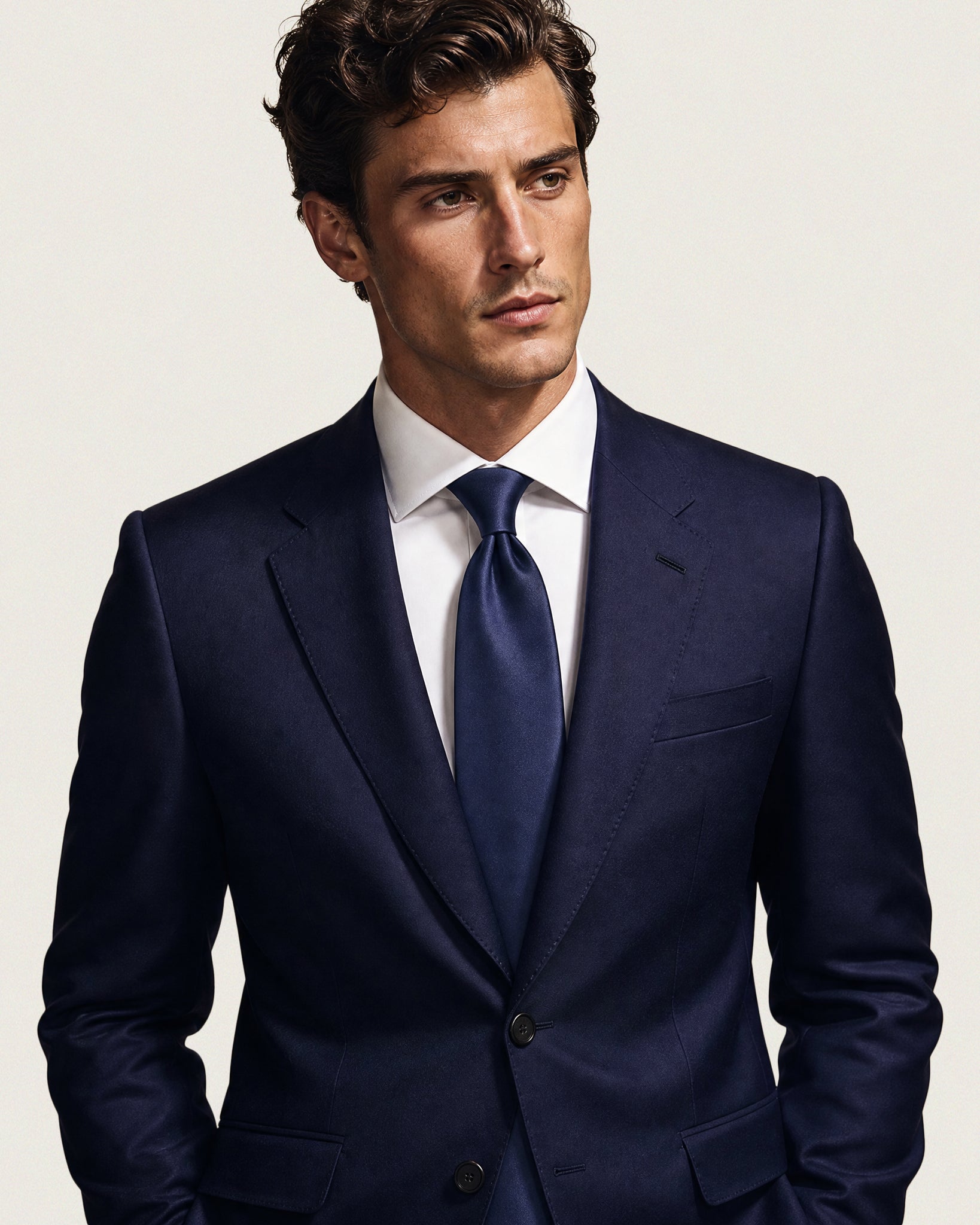 Silk necktie