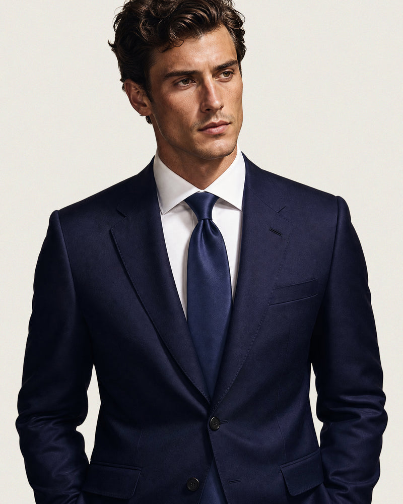 Silk necktie