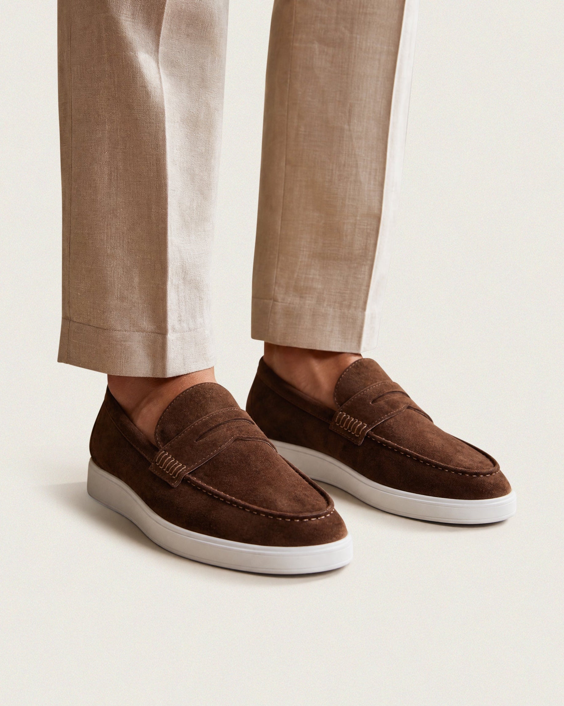 Penny Suede Loafers