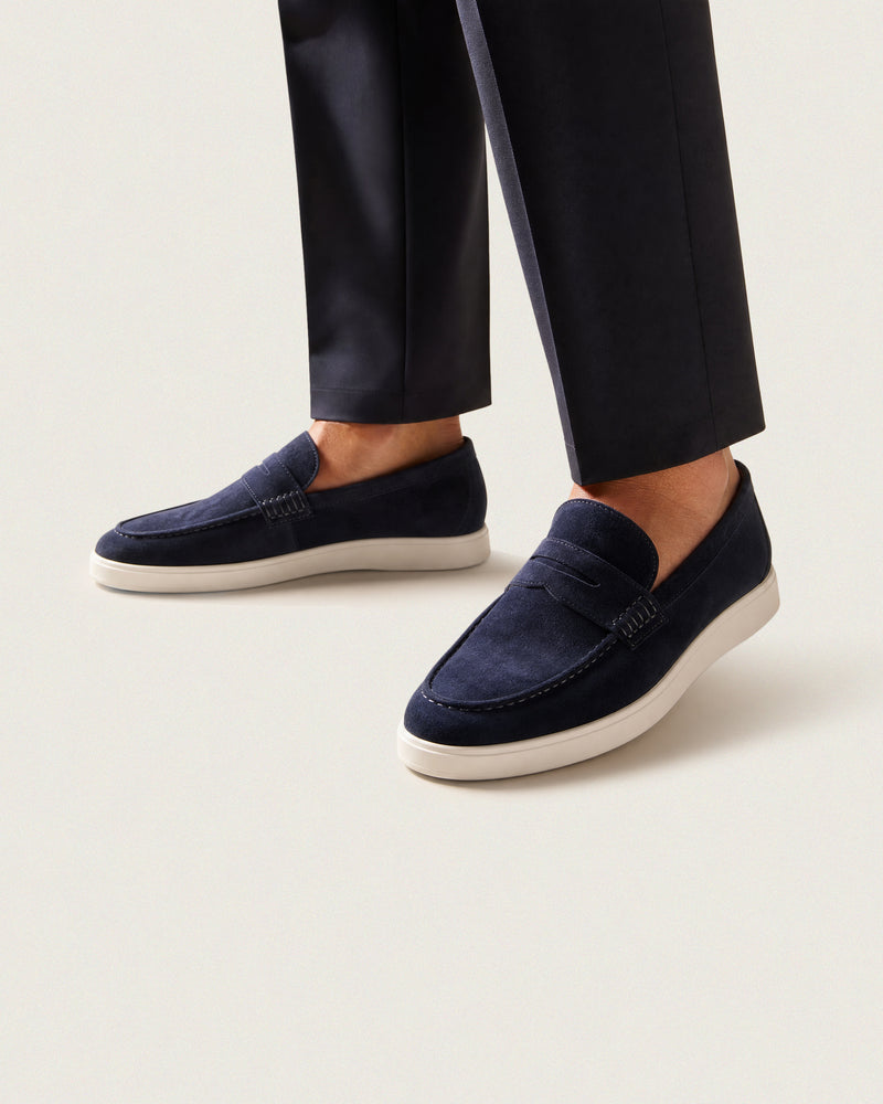 Penny Suede Loafers