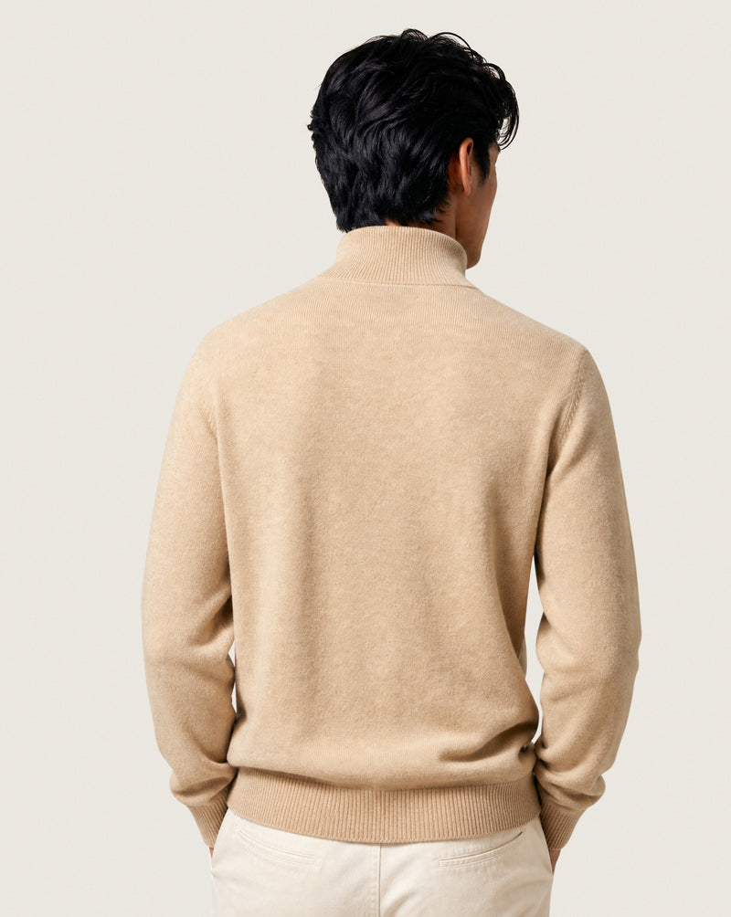 Cashmere Quarter Zip