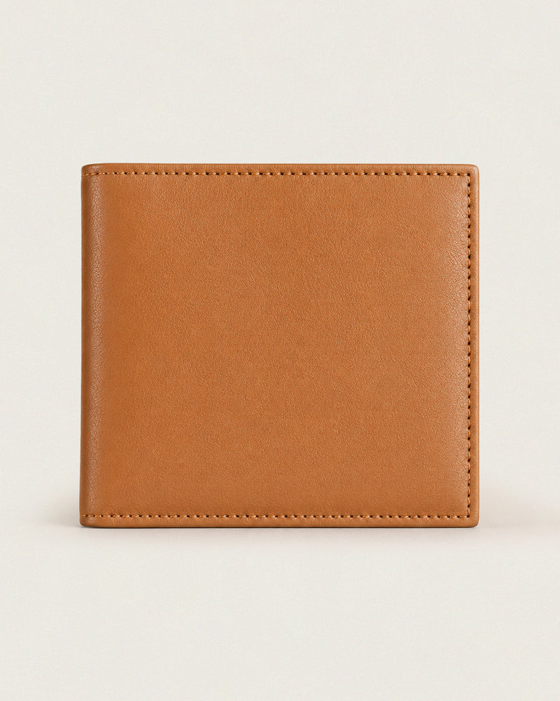 Calfskin bifold wallet