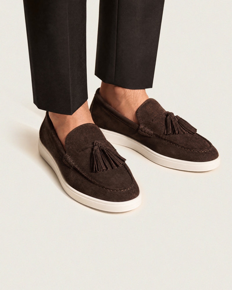 Tassel Suede Loafers