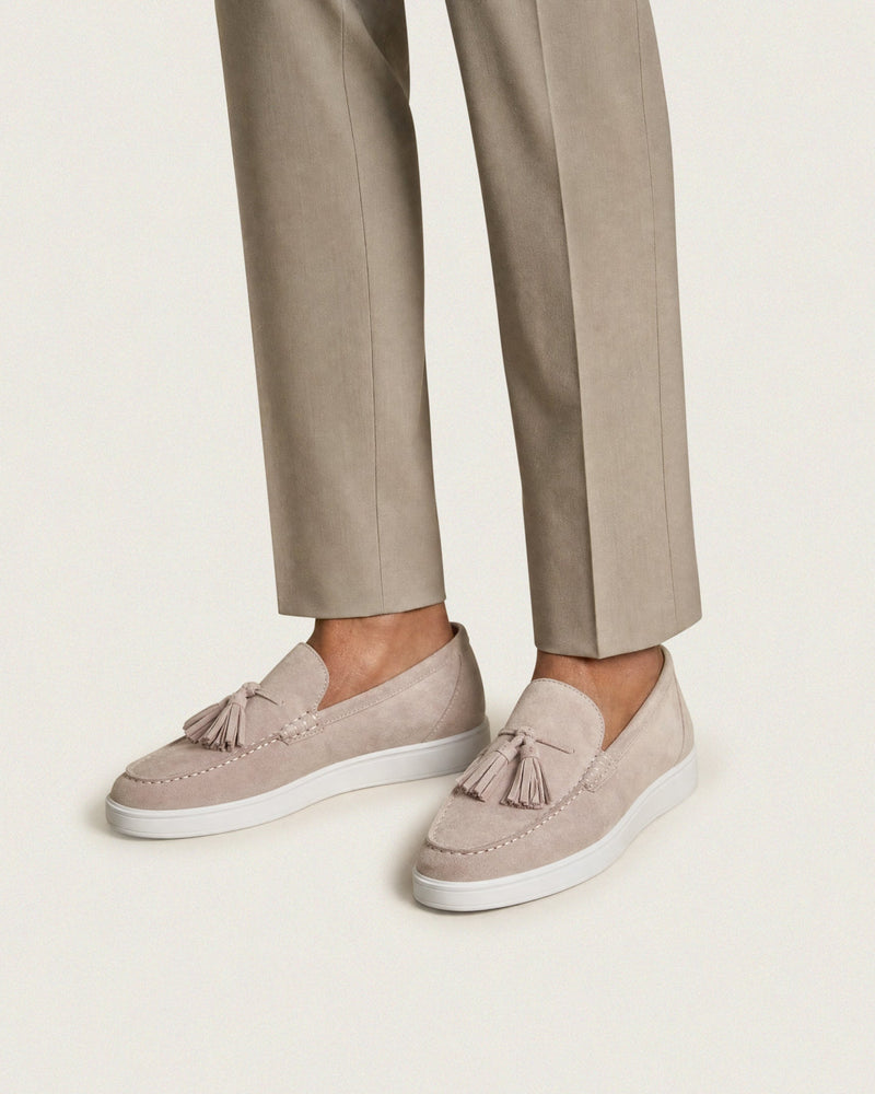 Tassel Suede Loafers